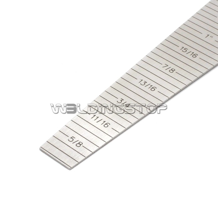 Taper Gauge - Weld Gap Slot Width 15-30mm (5/8 to 1-3/16) Laser Marked | WeldingStop