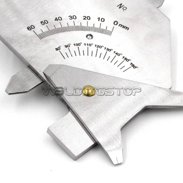 HJC-60 Welding Seam Gauge - Fillet Undercut/Misalignment Inspection Tool Metric | WeldingStop