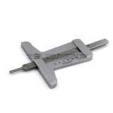 Stainless Steel taper 0~50mm Tyre Tire Veins Tread Depth Gauge Caliper