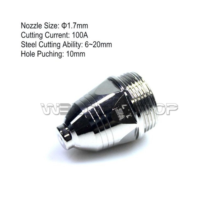 P80/P-80 Air Plasma cutting torch TIP NOZZLE 1.7mm (WS Genuine consumables)