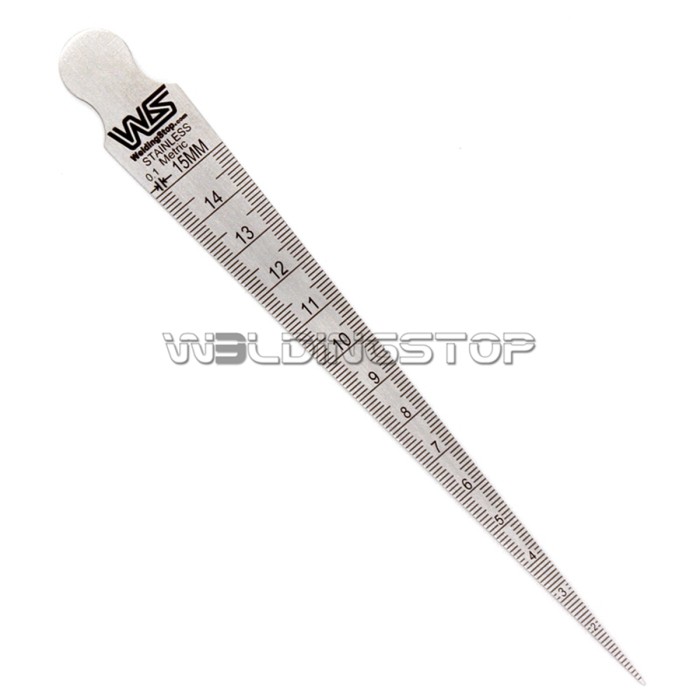 Welding Taper Gauge 0-15mm - Hole/Hap Inspection Gap Width Welding Tool | WeldingStop
