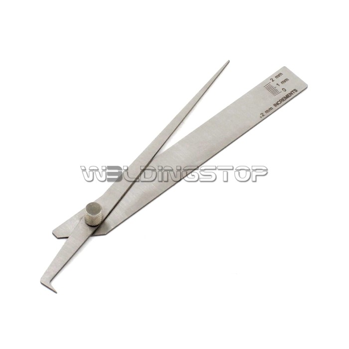 V-WAC Undercut Welding Gauge - Laser-Etched Pit Depth Gage 0-2mm Weld Inspection | WeldingStop