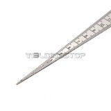 Welding Taper Gauge Hole/Gap Inspection 0-15mm 0-5/8'' Measure in Inch/mm Stainless Steel Body Thick
