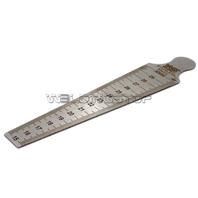 Taper Gauge Weld Gap Slot Width Gage Range of 15-30mm 5/8