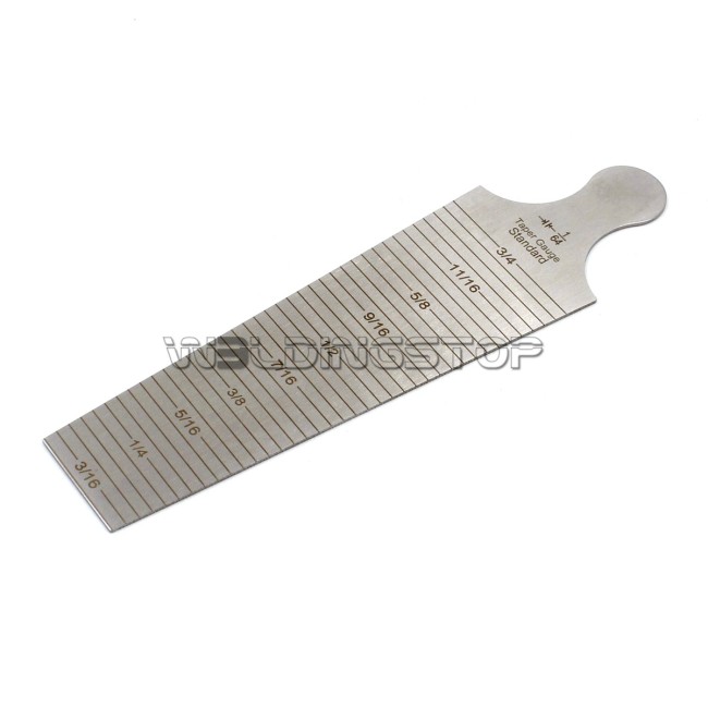 Taper Gauge - Welding Hole Width/Diameter & Weld Joint Gap Inspection Inch/Metric | WeldingStop
