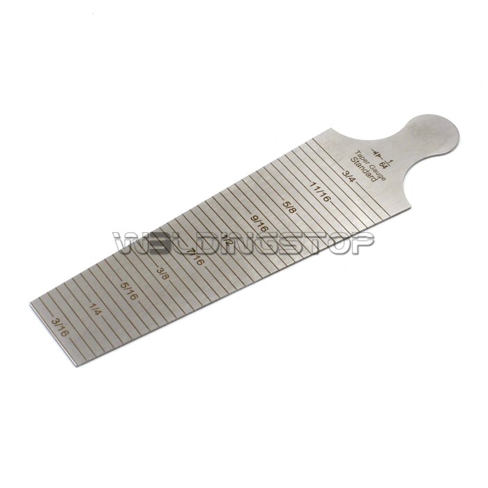 Taper Gauge - Welding Hole Width/Diameter & Weld Joint Gap Inspection Inch/Metric | WeldingStop