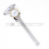 6 inch Dial Panel Caliper Stainless Steel Gauge body full standard reading