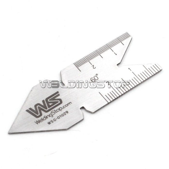 Center Gauge 60 Degree Screw Thread Gage 0.1mm/0.05mm Graduations Metric Reading stainless steel
