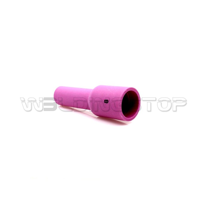 54N14L #8 Gas Lens Ceramic Nozzle 1/2