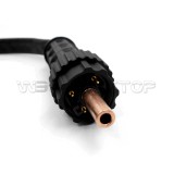 09791CX 180° Torch Head set Lead Assembly 6m 20ft Length Coaxial Cable for PTM-80 Machine Cutting torch (WeldingStop Replacement Consumables)