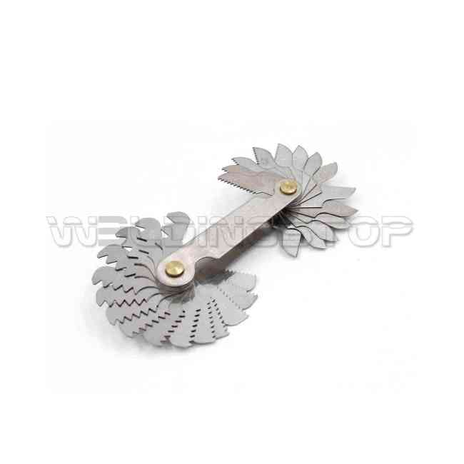 Screw Thread Pitch Gauge Tool Set Thread Pitch Gauge Measuring Tool US System 60 Degree 30pcs