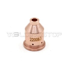 WSMX 220063 Tip 100A Nozzle Unshielded for Plasma Cutting 1650 Series Torch (WeldingStop Aftermarket Consumables)