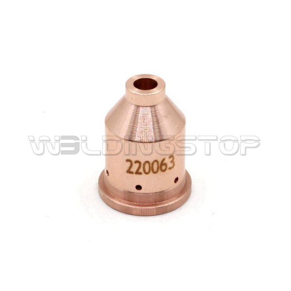 WSMX 220063 Tip 100A Nozzle Unshielded for Plasma Cutting 1650 Series Torch (WeldingStop Aftermarket Consumables)