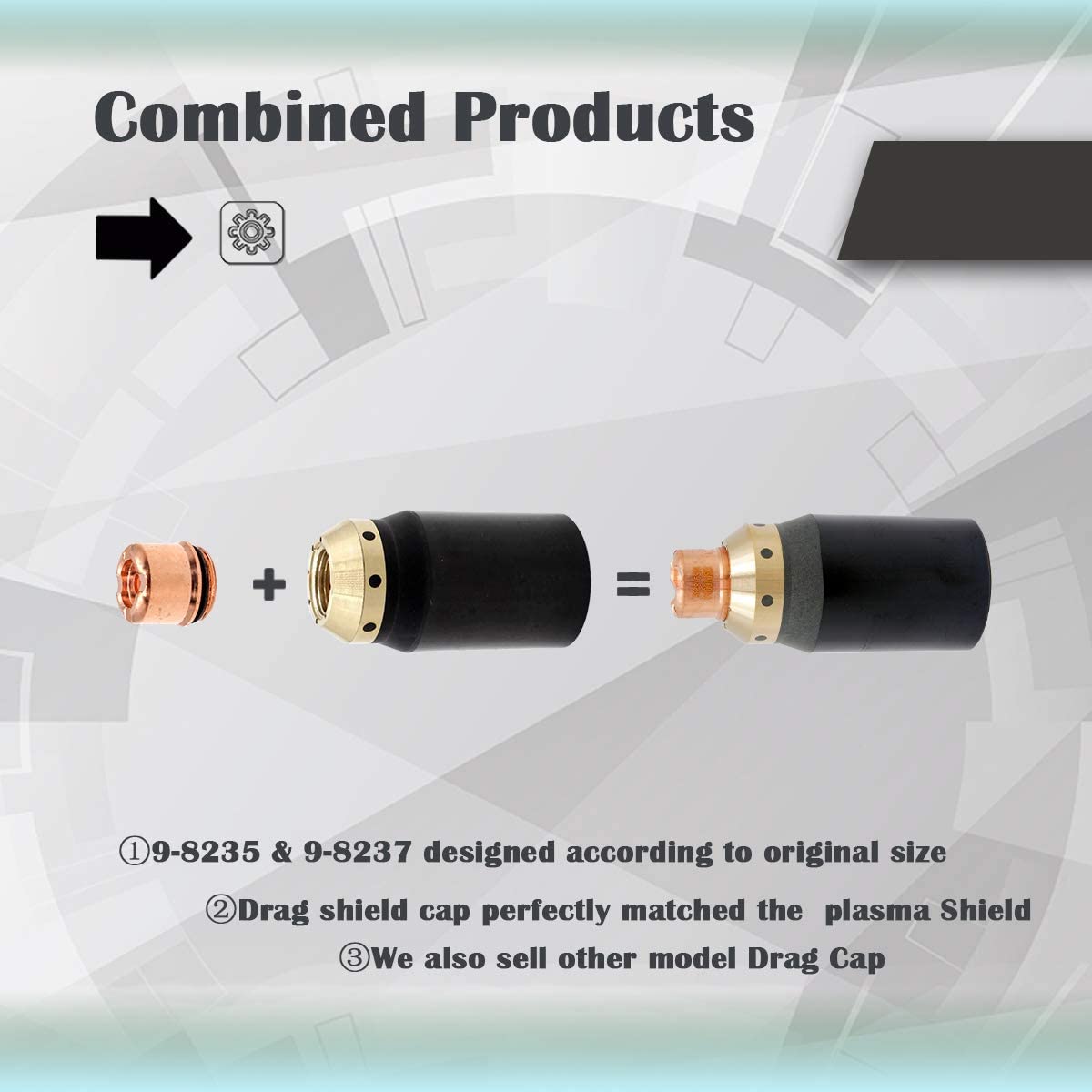 WeldingStop 9-8237 Shield Cap For Thermal Dynamics SL60/SL100 Plasma Torch | CutMaster 38, 52, 82, 102, 152 Consumable