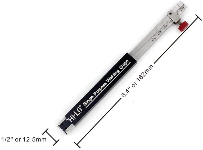 Internal Hi-Lo Gage - Root Weld Spacing & Internal Misalignment Inch Stainless Steel | WeldingStop