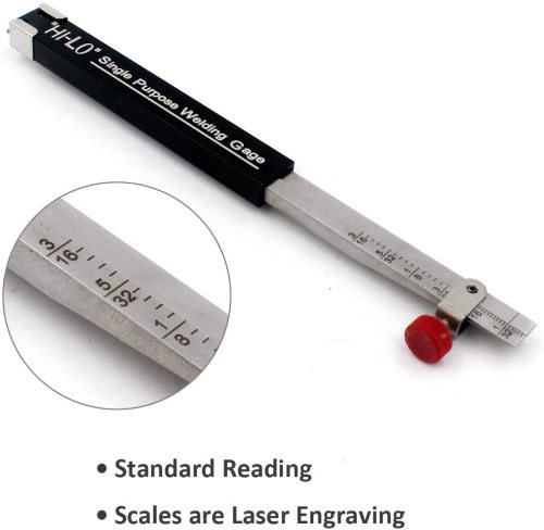 Internal Hi-Lo Gage Single Purpose Welding Gauge Determine Rootweld Spacing In Inch Stainless Steel