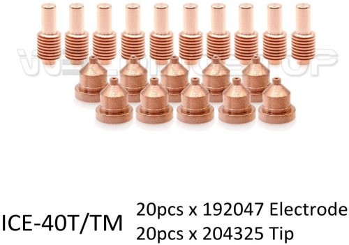 Electrode 192047 Tip 40A for Miller Plasma ICE-40C ICE-40T/TM Torch PK-40