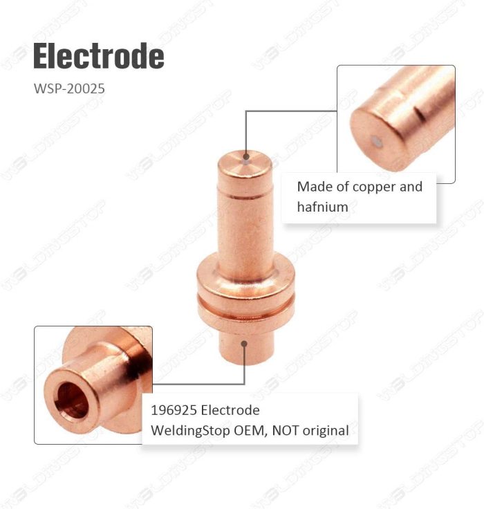 Plasma Cutting Torch ICE-12C Electrode 196925 Nozzle 196926 Tip for Miller Spectrum 125C Cutter Consumables PKG-15