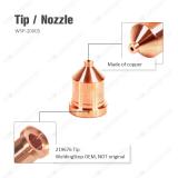 219676 Nozzle 60A Tip for Miller Plasma Torch ICE-60T/TM ICE-80T/TM ICE-80CX ICE-100T/TM 10PCS