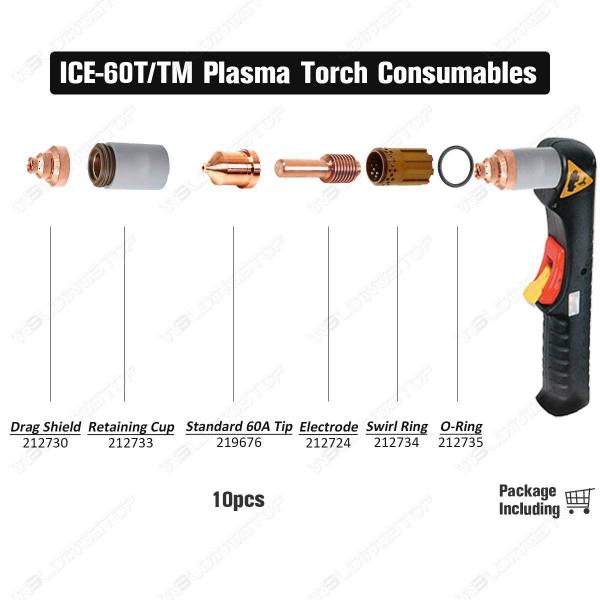 Ugello Consumabile Per Torcia Al Plasma Miller ICE 80C/100T/M – Pkg5 – 219676 WS - Foto 3