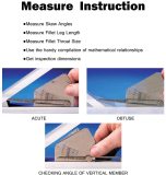 SKEW-T Fillet Weld Gauge Welding Inspection Acute Obtuse Fillet Leg Length&Throat Size Standard or Metric Reading