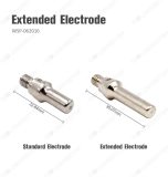 Extended Electrode 52583 Extended Tip 20-30A 51318L.08 Nozzle 0.8mm 0.031'' PT-60 IPT-60 Plasma Cutting Consumables QTY-10 (5pcs Extended Electrodes + 5pcsTips)
