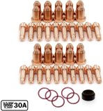 Electrode Tip 30A O-Ring Swirl Ring for Miller Spectrum 375/625 X-TREME Cutter XT30/40 Torch Pack-46 (249926,249927,249969,249931)