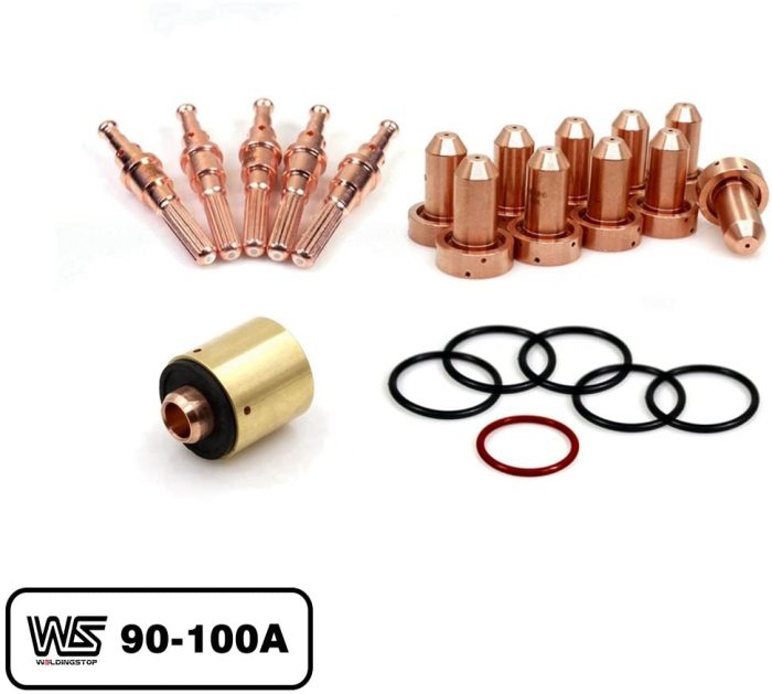 5-2556 Plasma 90-100A Electrode and 9-8212 Tips for Thermal Dynamics SL60 SL100 Torch