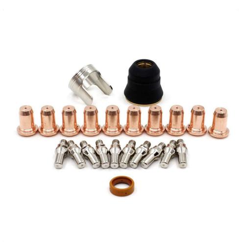 WeldingStop Electrode Tip 1.0mm 0.039'' Shield Cap Swirl Ring fit Harbor Freight 62204 Plasma Cutter Pack-23