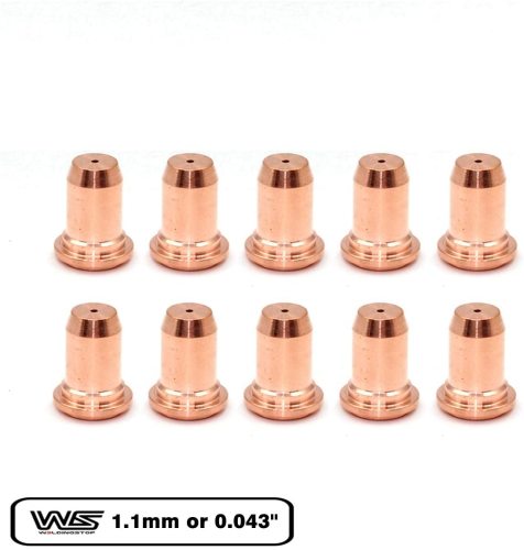 Tip 1.1mm 0.043'' for Longevity ForceCut 42i 62i Cutter Plasma PT-60 / IPT-60 Torch 10-PK