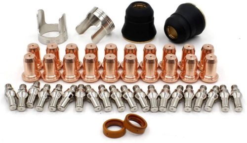 WS PK-46 Electrode/Tip 1.0mm 0.039'' / Swirl Ring/Shield Cap Fit Plasma Cutting PT-60 PT60 PT-40 IPT-60 Torch