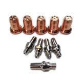 Drag Tip 0.9mm 0.035'' Electrode for Harbor Freight Plasma Cutter 62204 with IPT-40 Torch (10pcs, Tecmo Style)