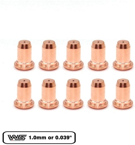 Tip 1.0mm 0.039'' for Longevity ForceCut 42i 62i Cutter Plasma PT-60 / IPT-60 Torch 10-PK