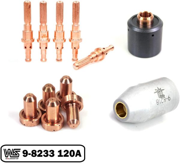 120A Standoff Tip 9-8233 Electrode 9-8215 Shield Cap 9-8218 Start Cartridge 9-8213 PK-12