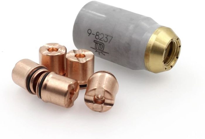 Retaining Cap 9-8237 & Shield Cap 9-8236 for Plasma Cutting Torch Thermal Dynamics SL60 & SL100