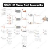Plasma Cutting 9-8207 Nozzle 40A Tip for Thermal Dynamics SL60 & SL100 Torch 50pcs