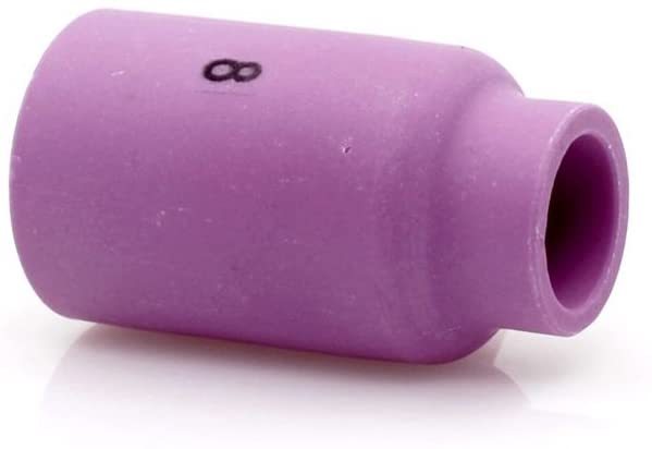 Lot De 10 Buses En Céramique D'alumine 54N14 #8 Pour Torches TIG WP-17 WP-18 WP-26 - Alésage 13 Mm - Compatible Lincoln, Miller, ESAB, Etc.