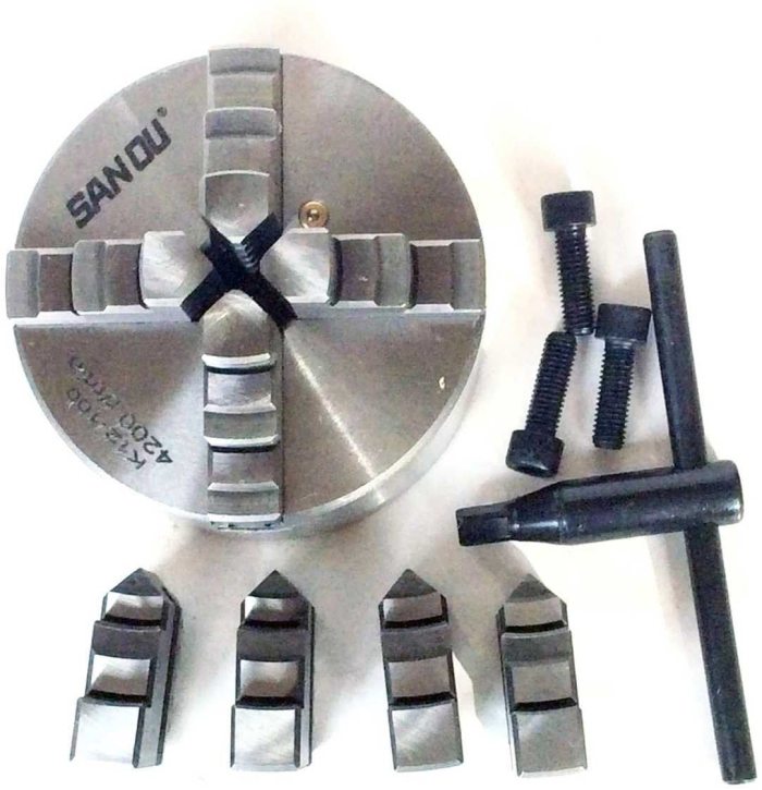 WS PK/1 K12-100 100mm 4 Jaw Chuck Self Certering Lathe Machine Tool SANOU