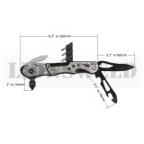 16 In 1 Multifunction Tool Emergency Safety Hammer Wire Cutter LED Light