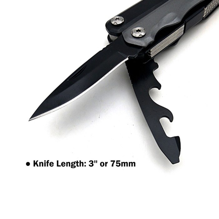 Hammer & Pliers Multi-functional Tool 14 In 1 Portable Kit for Car Emergency