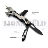 15 In 1 Multi-functional Tool Wrench Spanner Knife Screwdriver Bottle Opener Saw