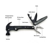 Hammer & Pliers Multi-functional Tool 14 In 1 Portable Kit for Car Emergency