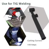 WeldingStop WP-17FV TIG Welding Torch Flex Head TIG Torch with Gas Valve Air Cooled TIG Head 150 Amps Single Cap