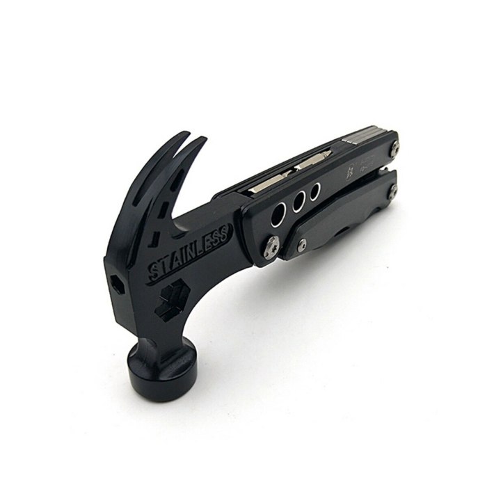 Hammer & Pliers Multi-functional Tool 14 In 1 Portable Kit for Car Emergency