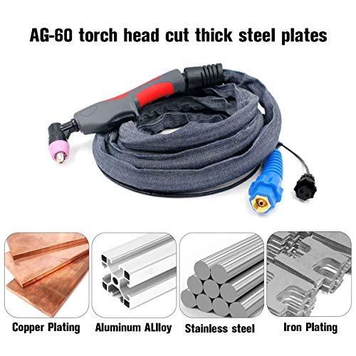 WeldingStop AG60 SG55 WSD60 Plasma Torch Gun Completed 12.95ft Fit CUT50 CUT50P CT60 LGK 60 LTP5000D LTPDC2000D CT520D CT520 Plasma Cutter