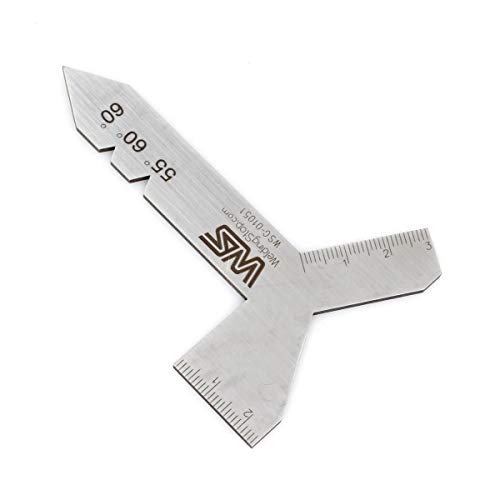 Universal Grinding Gauge 55 60 90 120 Degree Metric Reading Stainless