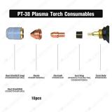 Tip 90A for ESAB PT-38 Plasma Cutting Torch PKG-10 Ref No. 0558007680