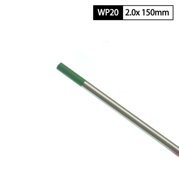 WP20 Pure Tungsten Electrode 5/64'' x 6'' (2.0 x 150mm) for TIG Welding Torch
