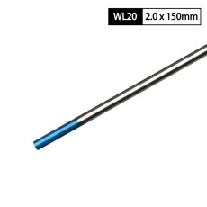 WL20 Lanthanated Tungsten Electrode 5/64'' x 6'' / 2.0 x 150mm for TIG Welding Torch