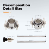 PT-31 Circle Guide LG40 Circinus Roller Guide JG-40 WSD-40 compasses Wheel Roller Guide for PT-31 Plasma Torch CUT40 CUT50D LGK40 Plasma Cutter Torch